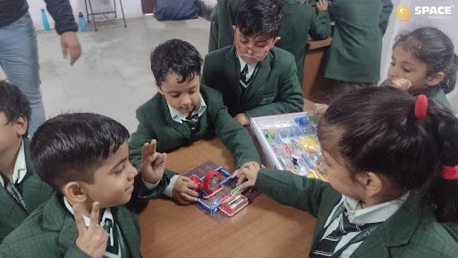 St. Martin Diocesan School Grade 2 Students learnt the circuit making under Space Innovator’s Club Program