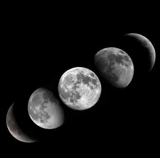 Phases of the Moon Captured by Aditya Pawar AIASC Participant