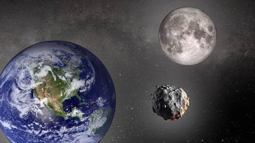 Size comparison of 2024 PT5 and our moon