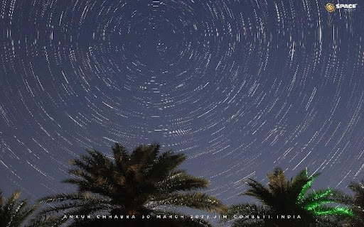 Star Trails captured by Educator Ankur Chhabra