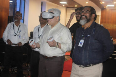 Chief guest experienced Virtual Reality