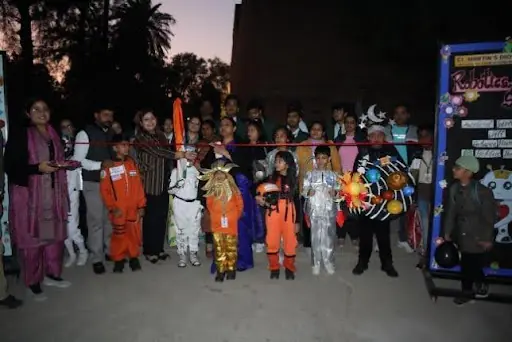 Students enthusiastically participated in fancy dress competition