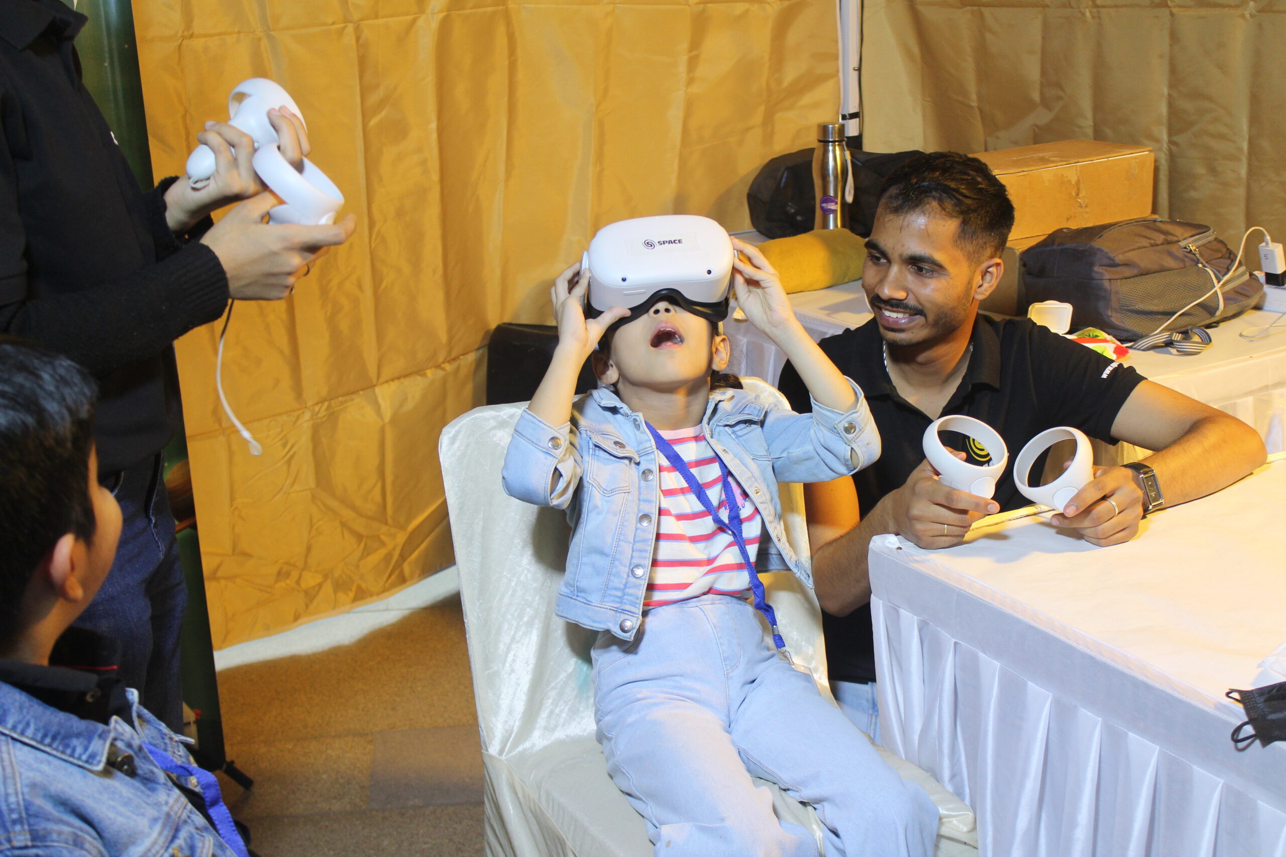 Children becoming Astronaut at ISS using the VR Activity