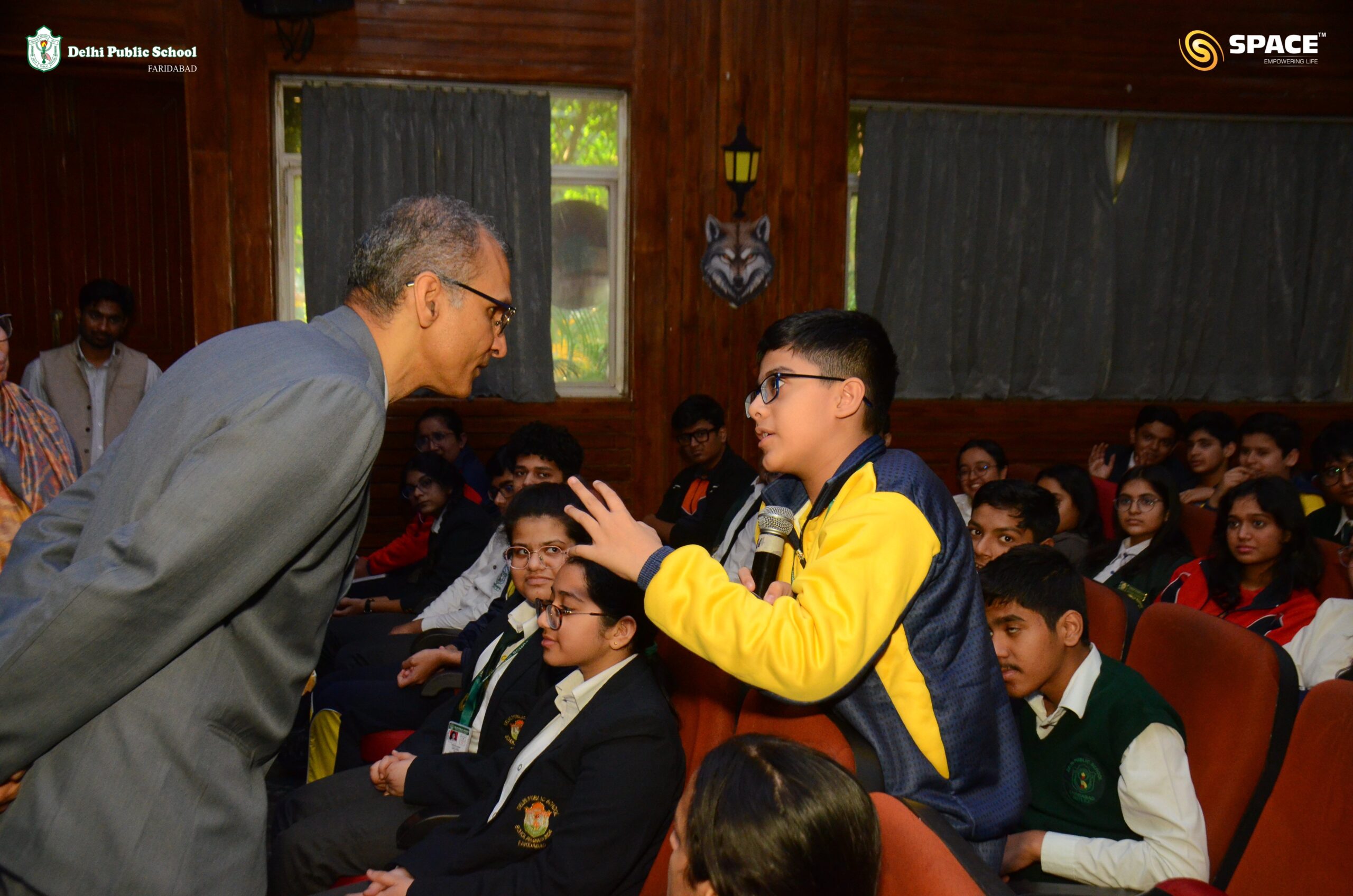 Guest Interacting with the student