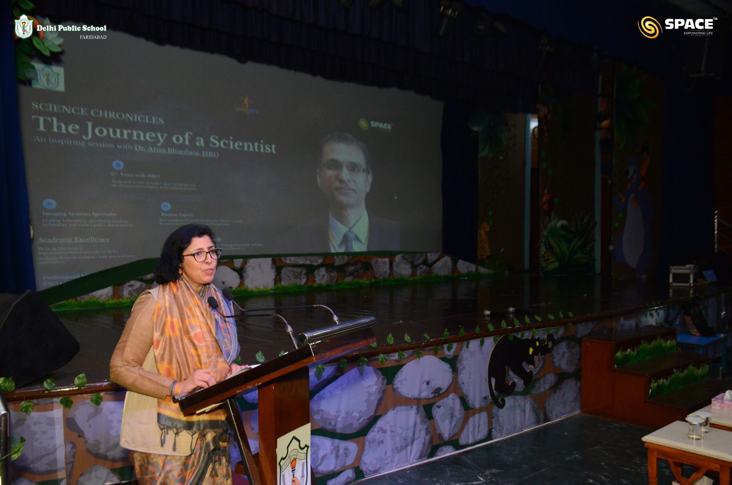 Principal Addressing students