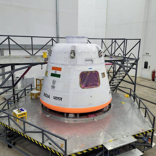 Crew Module for Gaganyaan. Credit ISRO